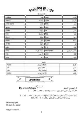 كلمات إنجليزية مترجمة في مجموعات  ارض الكتب