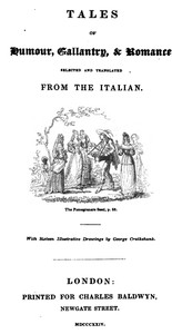 ارض الكتب حكايات الفكاهة والشجاعة &, Amp؛ الرومانسية المختارة والمترجمة من الإيطالية 